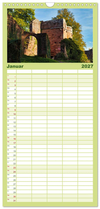 Burg Wildenberg (CALVENDO Familienplaner 2027)