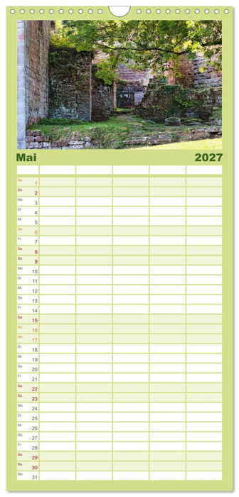 Burg Wildenberg (CALVENDO Familienplaner 2027)