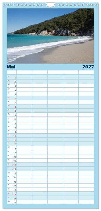 Alónnisos, Skiáthos, Skópelos (CALVENDO Familienplaner 2027)