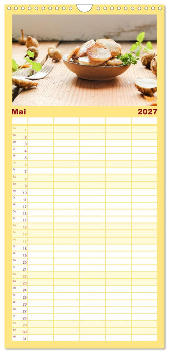 Köstliche Topinambur (CALVENDO Familienplaner 2027)