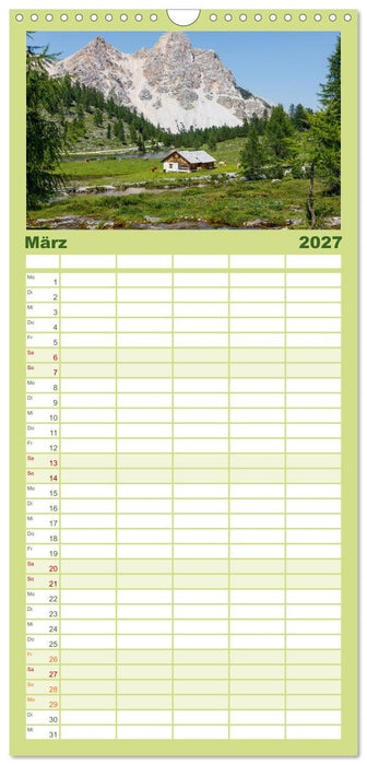 Gadertal - Val Badia (CALVENDO Familienplaner 2027)