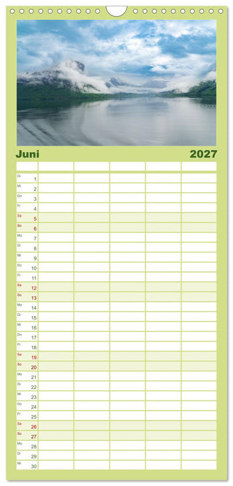 Norwegens wunderschöne Fjorde (CALVENDO Familienplaner 2027)
