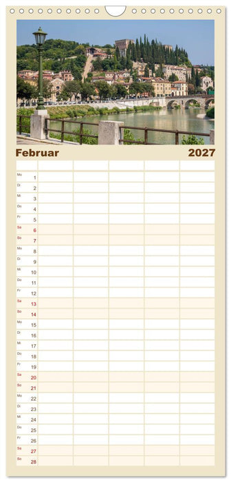 VERONA Historisches Stadtherz (CALVENDO Familienplaner 2027)