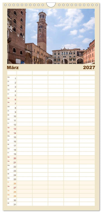 VERONA Historisches Stadtherz (CALVENDO Familienplaner 2027)