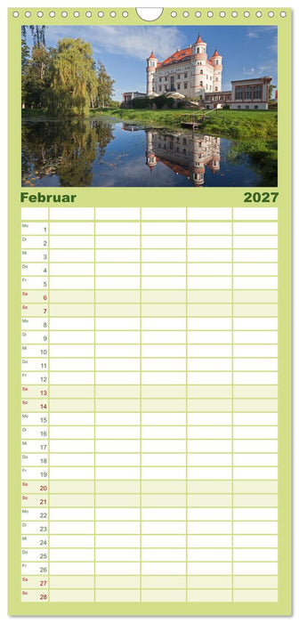 Polen - Städte, Landschaften, Schlösser (CALVENDO Familienplaner 2027)