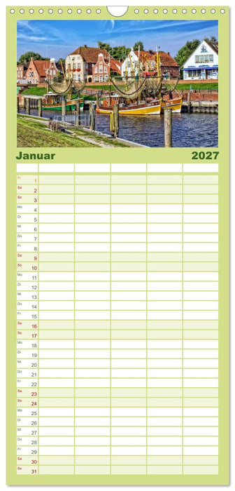 Reise an die Nordsee - Greetsiel (CALVENDO Familienplaner 2027)