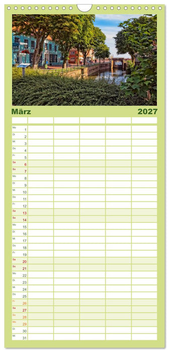 Reise an die Nordsee - Greetsiel (CALVENDO Familienplaner 2027)