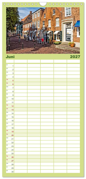 Reise an die Nordsee - Greetsiel (CALVENDO Familienplaner 2027)