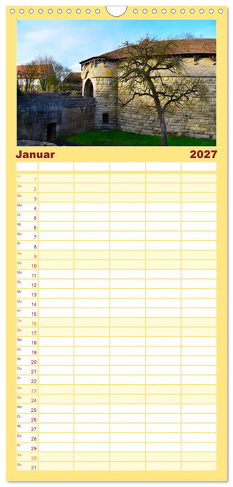 Erlebe mit mir Rothenburg ob der Tauber (CALVENDO Familienplaner 2027)