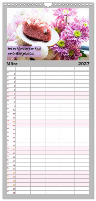Mettkalender - Mettigel Edition (CALVENDO Familienplaner 2027)