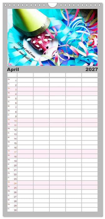 Mettkalender - Mettigel Edition (CALVENDO Familienplaner 2027)