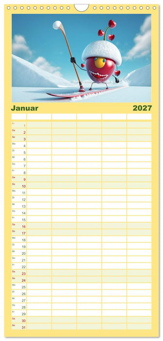 Fetzige Früchte (CALVENDO Familienplaner 2027)