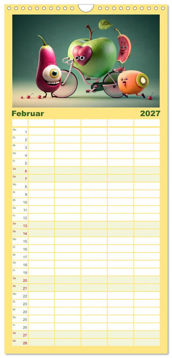 Fetzige Früchte (CALVENDO Familienplaner 2027)