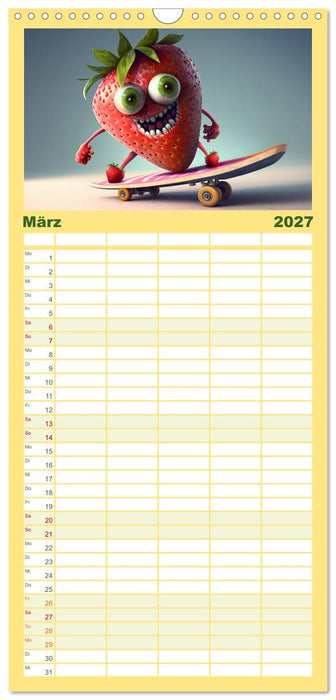Fetzige Früchte (CALVENDO Familienplaner 2027)