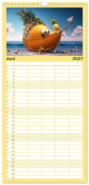 Fetzige Früchte (CALVENDO Familienplaner 2027)