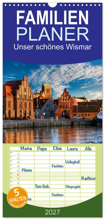 Unser schönes Wismar (CALVENDO Familienplaner 2027)