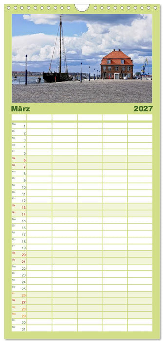 Unser schönes Wismar (CALVENDO Familienplaner 2027)