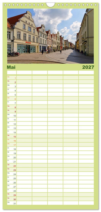 Unser schönes Wismar (CALVENDO Familienplaner 2027)