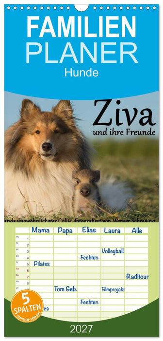 Ziva und ihre Freunde (CALVENDO Familienplaner 2027)