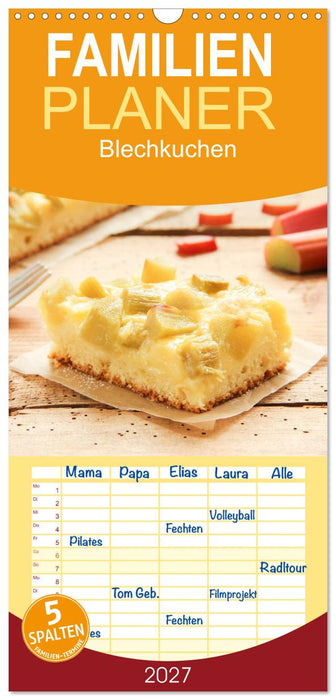 Blechkuchen (CALVENDO Familienplaner 2027)