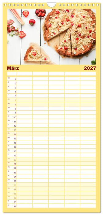 Blechkuchen (CALVENDO Familienplaner 2027)