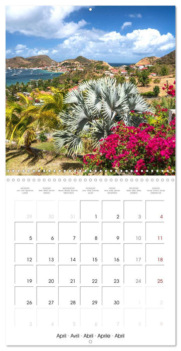Carribean - Guadeloupe (CALVENDO Monthly Calendar 2027)