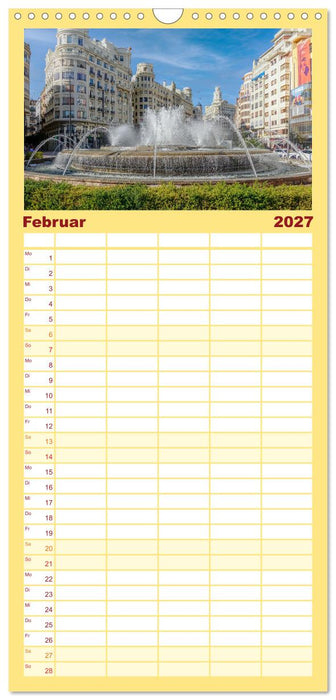 Valencia erobert dein Herz (CALVENDO Familienplaner 2027)