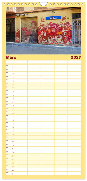 Valencia erobert dein Herz (CALVENDO Familienplaner 2027)