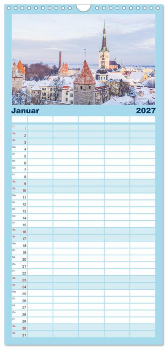 Estland - Ein unterschätztes Reiseziel. (CALVENDO Familienplaner 2027)