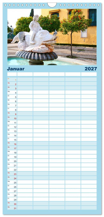 Schöne Wasserspiele (CALVENDO Familienplaner 2027)