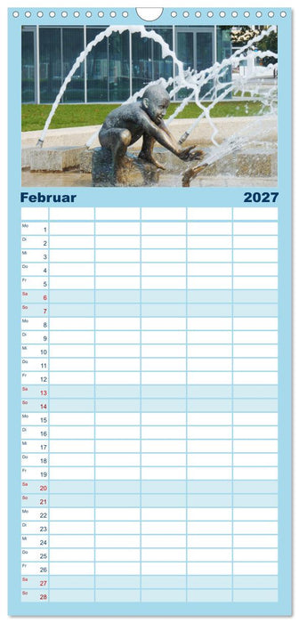 Schöne Wasserspiele (CALVENDO Familienplaner 2027)