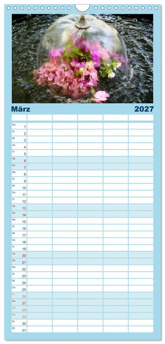 Schöne Wasserspiele (CALVENDO Familienplaner 2027)