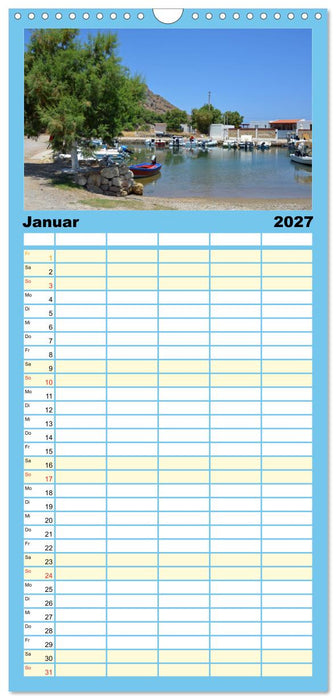 Kretas Wilder Westen (CALVENDO Familienplaner 2027)