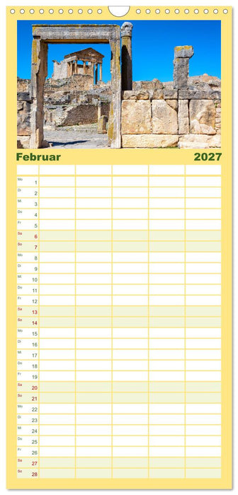Faszination Tunesien (CALVENDO Familienplaner 2027)