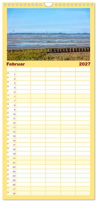 Naturlandschaft WATTENMEER (CALVENDO Familienplaner 2027)