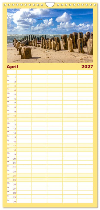 Naturlandschaft WATTENMEER (CALVENDO Familienplaner 2027)