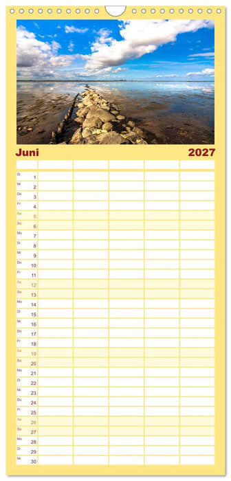 Naturlandschaft WATTENMEER (CALVENDO Familienplaner 2027)