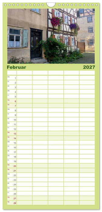 In und um Ostheim vor der Rhön (CALVENDO Familienplaner 2027)