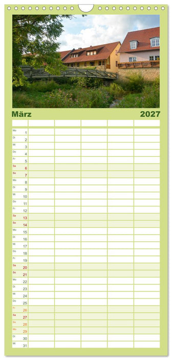 In und um Ostheim vor der Rhön (CALVENDO Familienplaner 2027)