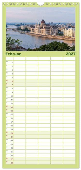 Europa - Eine Reise zu einigen der schönsten Hauptstädten. (CALVENDO Familienplaner 2027)