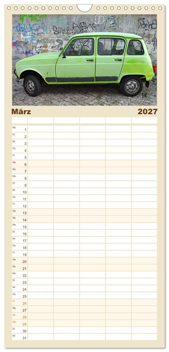 Autos, die wir liebten (CALVENDO Familienplaner 2027)