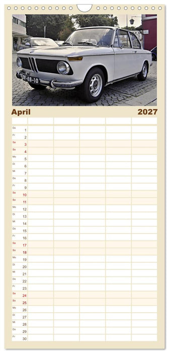 Autos, die wir liebten (CALVENDO Familienplaner 2027)