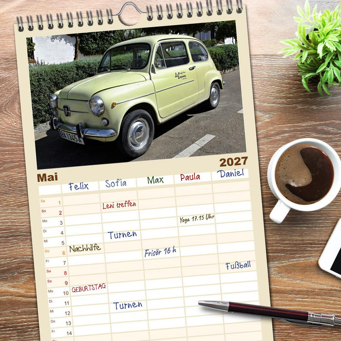 Autos, die wir liebten (CALVENDO Familienplaner 2027)