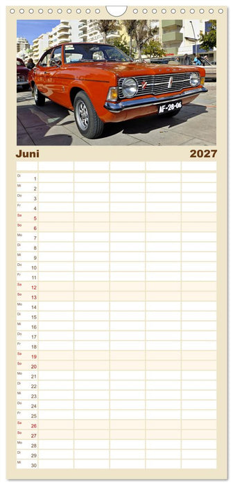 Autos, die wir liebten (CALVENDO Familienplaner 2027)