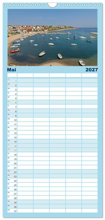Chalkidiki - Urlaubsparadies in Nordgriechenland (CALVENDO Familienplaner 2027)
