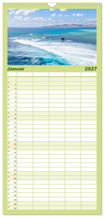 Südsee Inseln - Eine Reise ins Paradies (CALVENDO Familienplaner 2027)
