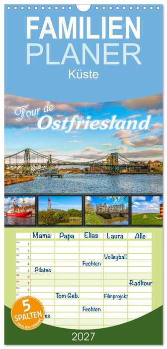Tour de Ostfriesland (CALVENDO Familienplaner 2027)
