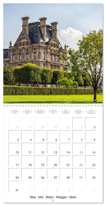 Le Paris romantique (CALVENDO Calendrier mensuel 2027)