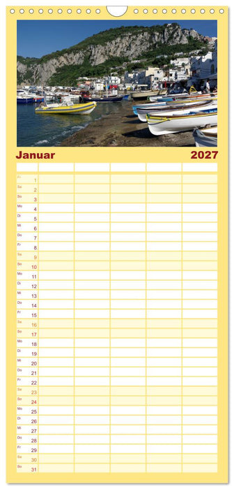 Reisen ans Meer (CALVENDO Familienplaner 2027)