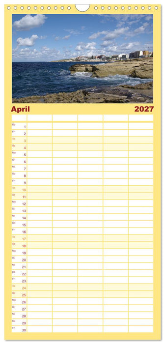 Reisen ans Meer (CALVENDO Familienplaner 2027)